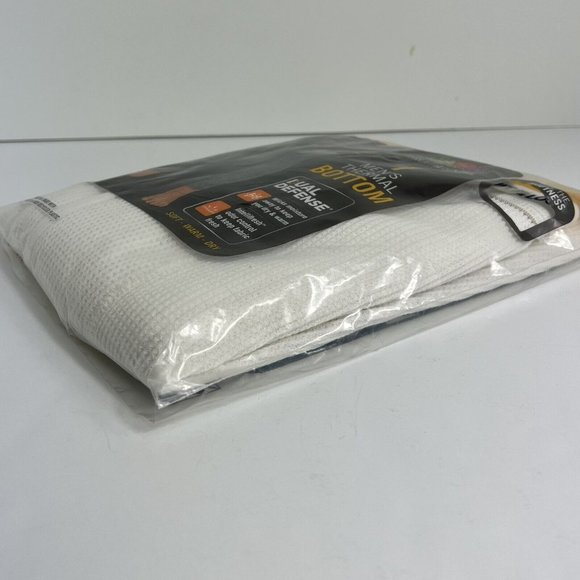 Fruit Of Loom Mens Thermal Waffle Pant Medium Base Bottom Underwear Natural New - Picture 10 of 12